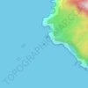 Topografische Karte Cocos Island, Höhe, Relief