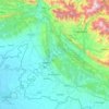 Topografische Karte Jammu, Höhe, Relief