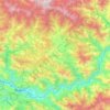 Topografische Karte Karsog, Höhe, Relief
