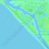 Topografische Karte Sunset Beach, Höhe, Relief