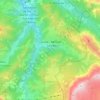 Topografische Karte La Val - Wengen - La Valle, Höhe, Relief