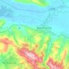 Topografische Karte Варениковское сельское поселение, Höhe, Relief