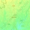 Topografische Karte Joypurhat, Höhe, Relief