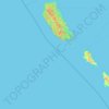 Topografische Karte Mentawai Islands Regency, Höhe, Relief