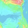 Topografische Karte Teluk Bintuni, Höhe, Relief