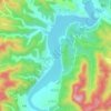 Topografische Karte 小南海水库, Höhe, Relief
