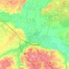 Topografische Karte Riazan, Höhe, Relief
