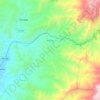 Topografische Karte Poroto, Höhe, Relief