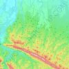 Topografische Karte Калужское сельское поселение, Höhe, Relief