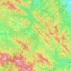 Topografische Karte Ворохтянська селищна громада, Höhe, Relief