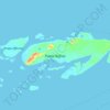 Topografische Karte Pulau Kofiau, Höhe, Relief