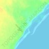 Topografische Karte Тахтоямск, Höhe, Relief