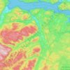 Topografische Karte Petit-Saguenay, Höhe, Relief