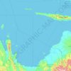 Topografische Karte Cenderawasih Bay, Höhe, Relief