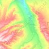 Topografische Karte Отрадненское сельское поселение, Höhe, Relief