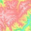 Topografische Karte Curpahuasi, Höhe, Relief