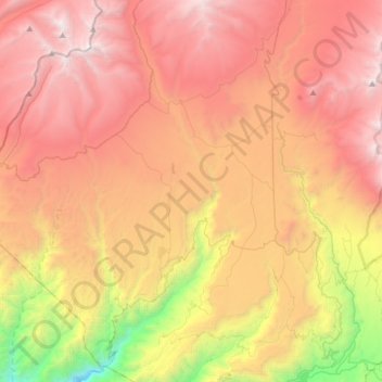 Topografische Karte Cairani, Höhe, Relief