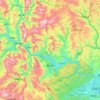Topografische Karte Zigui, Höhe, Relief
