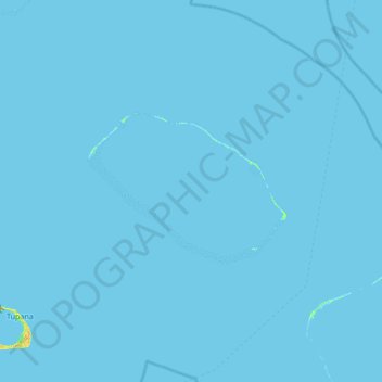 Topografische Karte Toau, Höhe, Relief