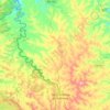 Topografische Karte Pranchita, Höhe, Relief