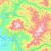 Topografische Karte Sozoranga, Höhe, Relief