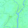 Topografische Karte Pirojpur Sadar Subdistrict, Höhe, Relief