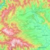Topografische Karte Handwara tehsil, Höhe, Relief