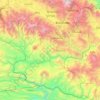 Topografische Karte Simbu, Höhe, Relief