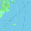 Topografische Karte Cape Hatteras National Seashore, Höhe, Relief