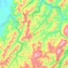 Topografische Karte Otanche, Höhe, Relief