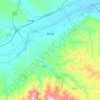 Topografische Karte 张坞镇, Höhe, Relief