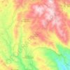 Topografische Karte Ixcateopan de Cuauhtémoc, Höhe, Relief