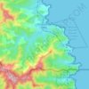 Topografische Karte Banyuls-sur-Mer, Höhe, Relief