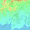 Topografische Karte Seruyan, Höhe, Relief
