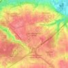Topografische Karte район Орехово-Борисово Южное, Höhe, Relief