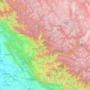 Topografische Karte Himachal Pradesh, Höhe, Relief
