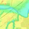 Topografische Karte Dayton, Höhe, Relief