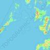 Topografische Karte Palawan, Höhe, Relief