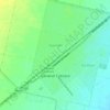 Topografische Karte General Cabrera, Höhe, Relief