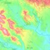 Topografische Karte Montescaglioso, Höhe, Relief