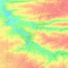 Topografische Karte Березанское сельское поселение, Höhe, Relief
