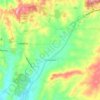 Topografische Karte Charleston, Höhe, Relief
