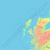 Topografische Karte Western Isles, Höhe, Relief