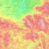 Topografische Karte Волоколамский муниципальный округ, Höhe, Relief