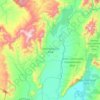 Topografische Karte Omo-Nationalpark, Höhe, Relief
