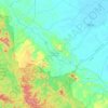 Topografische Karte Kecamatan Kemuning, Höhe, Relief
