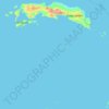 Topografische Karte Maluku Tengah, Höhe, Relief