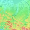 Topografische Karte Псекупс, Höhe, Relief