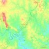 Topografische Karte Tomar do Geru, Höhe, Relief
