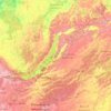 Topografische Karte Республика Бурятия, Höhe, Relief